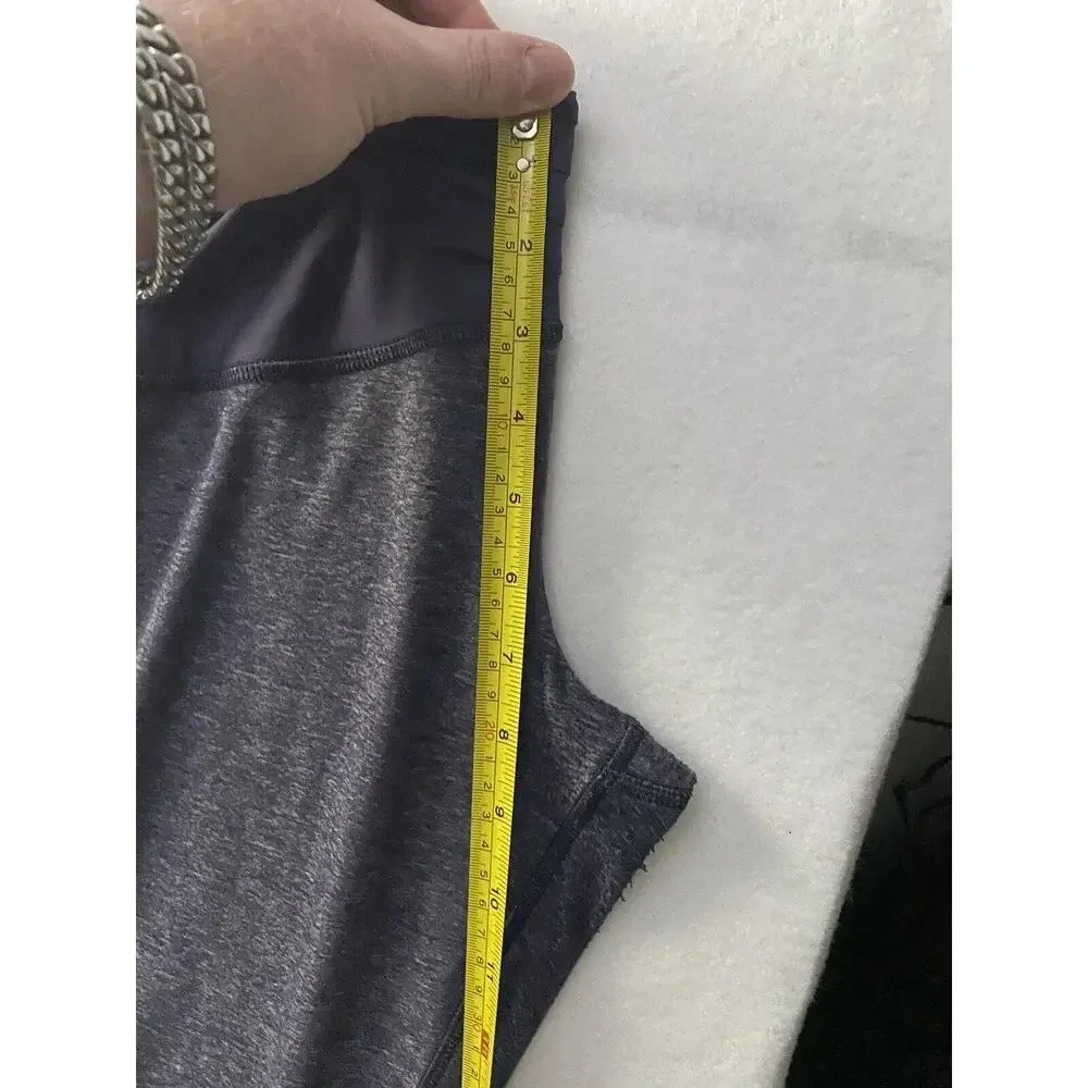 Lululemon Leggings Women’s Size 4 Cadet Blue Heather‎ Crop Embrace Scrunch